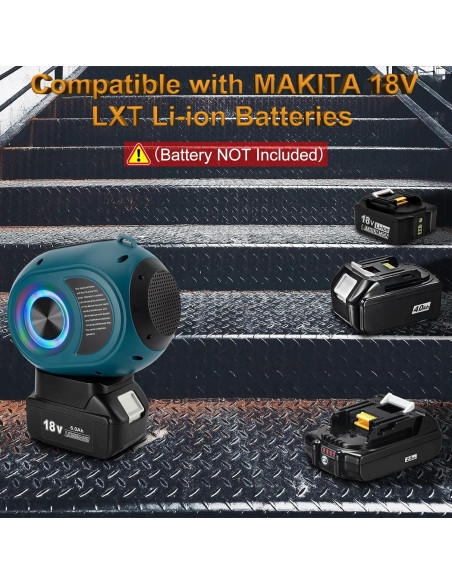 Altavoz Bluetooth Makita YXDZ-009 30W 38h Batería 18V LXT