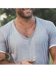 Collar de Plata .925 Clarinete con Cadena de 40,64 cm 2