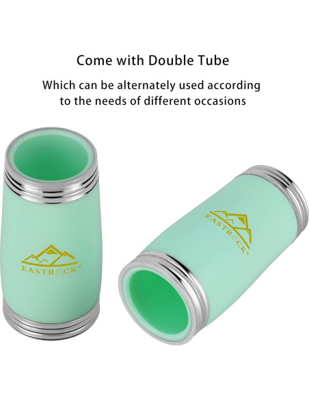 Clarinete Bb Sostenido EastRock Verde 17 Teclas con Funda