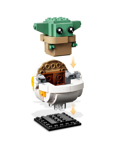 LEGO BrickHeadz Star Wars El Mandaloriano y El Niño 75317