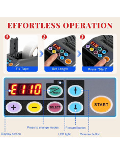 Cortadora de Cinta Eléctrica ALIESTFDNO Ajustable 1.75kg 2