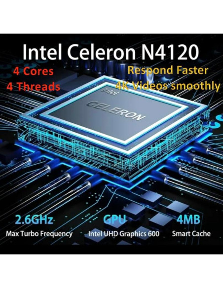 HP 2024 Portátil 14" Quad-Core 4GB RAM 192GB Rosa Oro