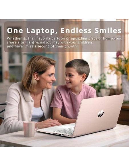 HP 2024 Portátil 14" Quad-Core 4GB RAM 192GB Rosa Oro