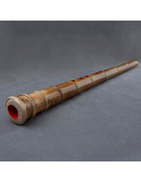 Flauta de Bambú GF Clave G 8 Agujeros Natural Xiao