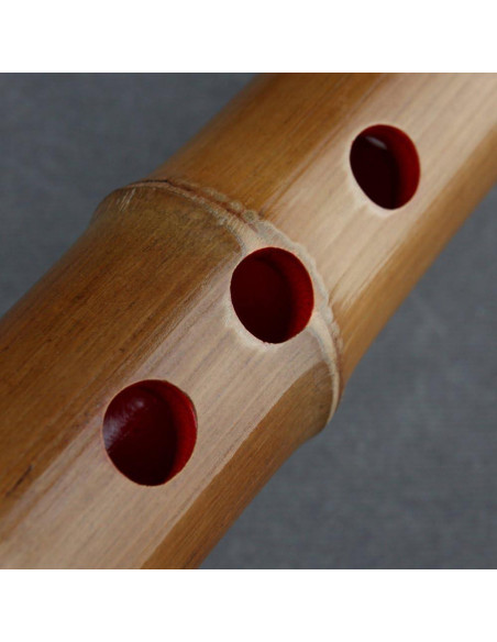 Flauta de Bambú GF Clave G 8 Agujeros Natural Xiao