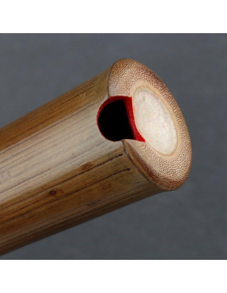 Flauta de Bambú GF Clave G 8 Agujeros Natural Xiao