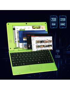 Computadora portátil G-Anica GBOOK-A789 Verde 7" Android 12 2