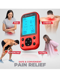 Estimulador Muscular TENS Neocarbon EMS Pro Alivio Dolor 2
