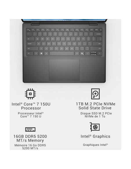 Laptop Dell Inspiron 5440 14" FHD+ Intel Core i7 16GB 1TB