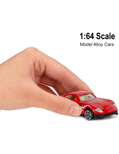 Paquete de 25 coches miniatura Liberty Imports 1:64 con almacenamiento