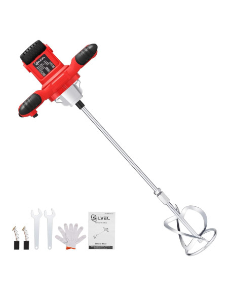 Mezclador de Cemento SILVEL 2300W 6 Velocidades 110V