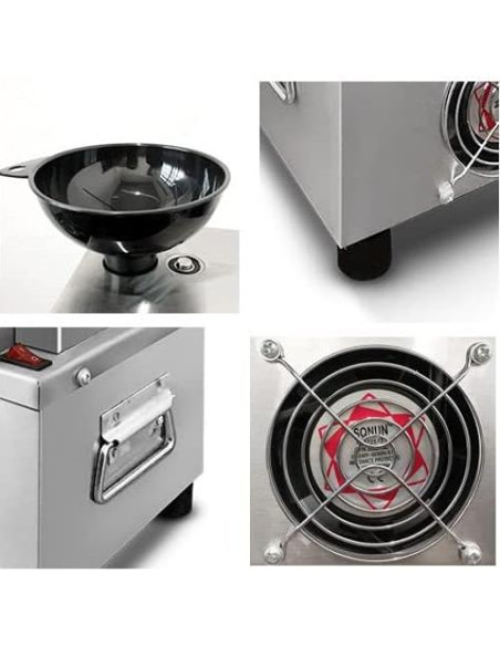 Pelador de Ajo Eléctrico KZU Acero Inoxidable 200W 25kg/h