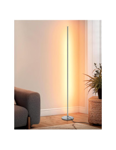 Lámpara de Pie LED DEWENWILS Plata Regulable 145.75 cm