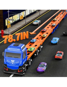 iHaHa Camión de Transporte con 24 Coches de Metal 2