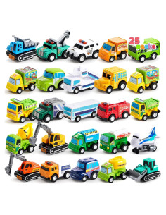 Set de 25 Coches de Metal Joyin para Niños y Niñas