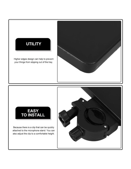 Soporte de Micrófono Vaguelly Ajustable para Mesa 22x16.5cm
