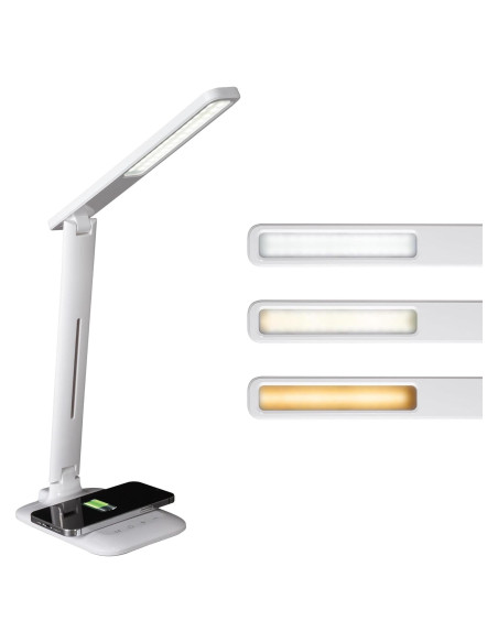 Lámpara de Escritorio LED OttLite Charge Up con Carga Inalámbrica
