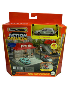 Conjunto de Juego Matchbox Action Drivers Pizza Hut 3+