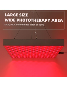 Panel de Terapia de Luz Roja LED 45W - Alivio Dolor y Belleza 2