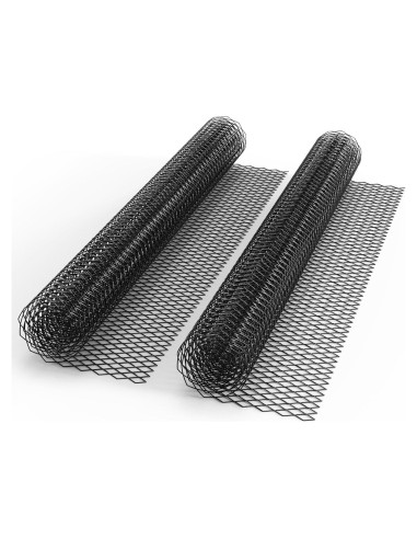 Malla de Parrilla GOSCHE 100x33 cm Negra 2 Piezas