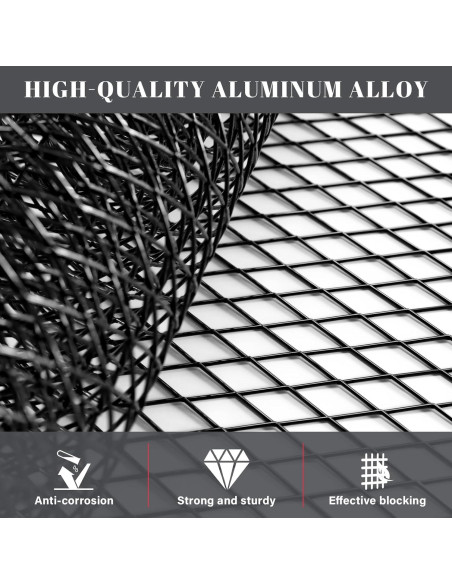 Malla de Parrilla GOSCHE 100x33 cm Negra 2 Piezas