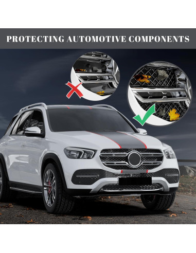 Malla de Parrilla GOSCHE 100x33 cm Negra 2 Piezas