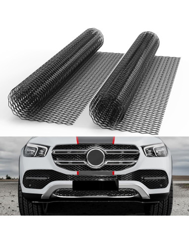 Malla de Parrilla GOSCHE 100x33 cm Negra 2 Piezas