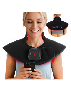 Almohadilla de Luz Roja Inalámbrica Comfytemp 19W para Cuello