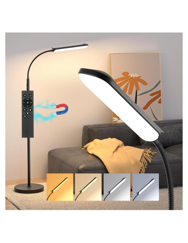 Lámpara de Pie LED Aisutha 18W Ajustable Control Remoto