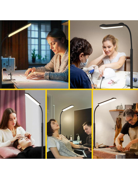 Lámpara de Pie LED Aisutha 18W Ajustable Control Remoto