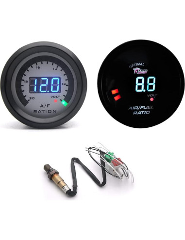 Medidor de Relación Aire-Combustible GoolRC 12V 52mm
