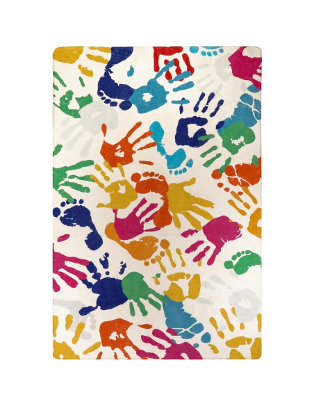 Alfombra de Juego STARUIA 120x180 cm Antideslizante Colorida