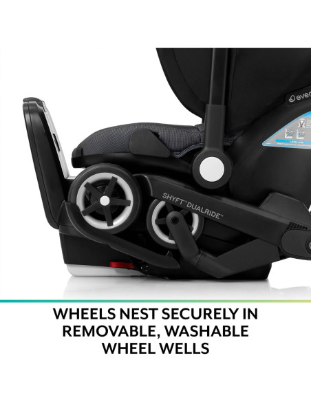 Asiento de Auto Evenflo Shyft DualRide Gris Boone 0-16 kg