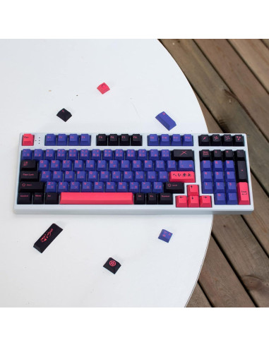 Juego de Teclas PBT Mintcaps 138 Teclas Cherry MX Personalizadas