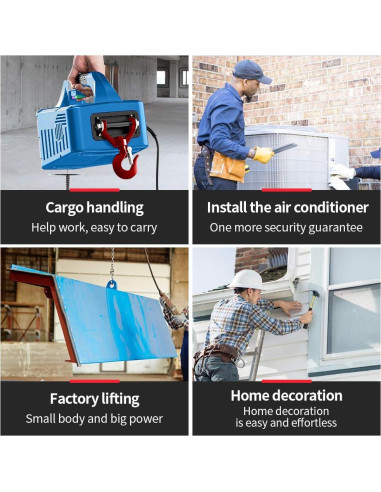 Cabrestante Eléctrico Anbull 1100LBS 1500W Control Remoto