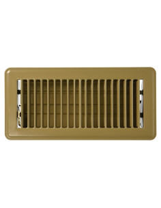 Registro de Piso Mintcraft FR01-4X10B Acero Marrón 10.16x25.4cm