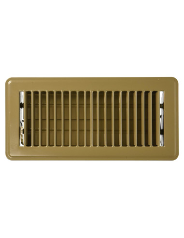 Registro de Piso Mintcraft FR01-4X10B Acero Marrón 10.16x25.4cm