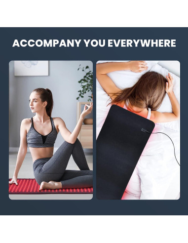 Almohadilla Terapia Luz Roja I-THERA-U 80x30cm 360 LEDs