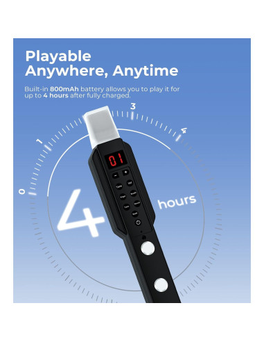 Instrumento de Viento Digital Vangoa EWI-100 Portátil