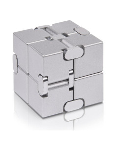 Cubo Infinito Antiestrés de Metal Prime - Juguete Sensorial