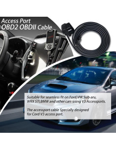 Cable OBD2 OBDII XTPTFABS 1.95m para V3 Accessports 2
