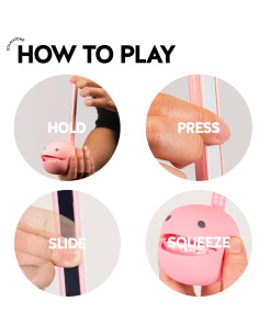 Otamatone Hamee Fresa Sintetizador Musical Portátil 2