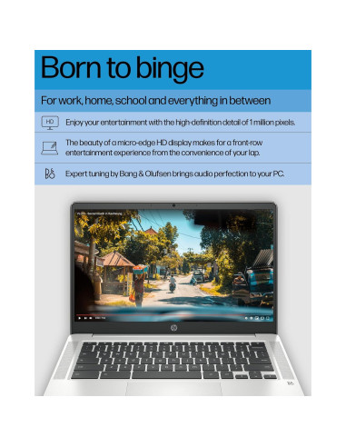 HP Chromebook 14a-na0226nr, Intel Celeron, 4GB RAM, 64GB