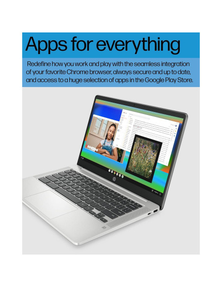 HP Chromebook 14a-na0226nr, Intel Celeron, 4GB RAM, 64GB