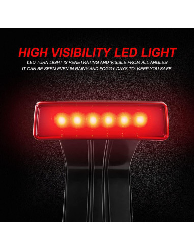 Soporte de Montaje para Neumático de Repuesto TEMSONE Rojo