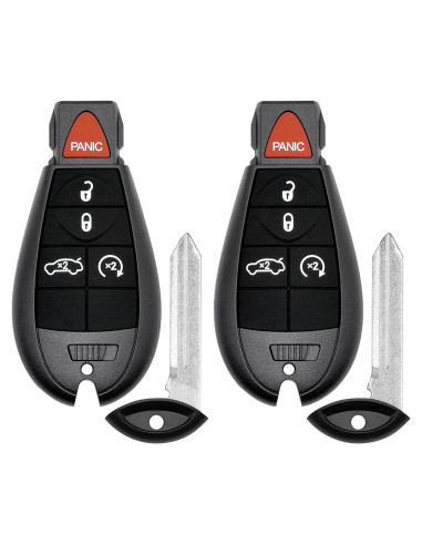 Control Remoto Llave Dodge Challenger 2008-2014 2 Pcs