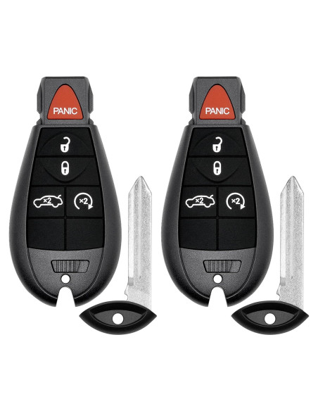 Control Remoto Llave Dodge Challenger 2008-2014 2 Pcs