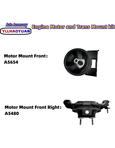 Juego de Soportes de Motor 4Pcs Yllhaoyuan 2008-2010 Chrysler