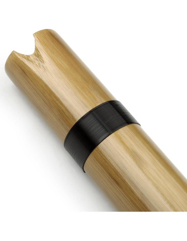 Flauta de Bambú Vertical India Clarinete Quena Clave G