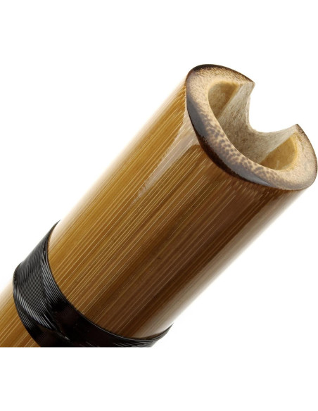 Flauta de Bambú Vertical India Clarinete Quena Clave G